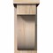 Ekena Millwork Del Monte Smooth Corbel w/Backplate, Douglas Fir, 7 1/2"W x 12"D x 16"H COR08X12X16DEL01SDF - alternate 2